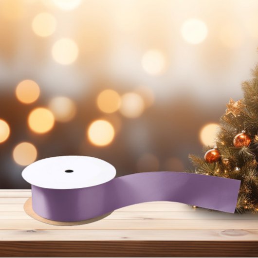 トレンドカラーソフトラベンダー サテンリボン