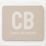 トレンドカラーソフトループ名マウスパッド マウスパッド<br><div class="desc">トレンディー春の色を紹介：ソフトトープ。カスタマイズ可能なモダン2文字のモノグラムと名前をミニマルなフォントで持つマウスパッドと。カラーシンプルのデザインとクリーンな無地のクラシックは時代を超越した魅力。当社の春トレンドカラーを同じ色でより多くの製品を探索するか、お客様の個人のスタイルに合スタイリッシュわせて他の色合いを発見する。</div>