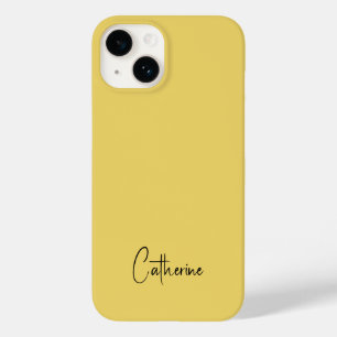 トレンドカラーソフト黄色ミニマリスト Case-Mate iPhone 14ケース