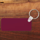 トレンドカラーダークバーガンディーキーチェーン キーホルダー (正面)