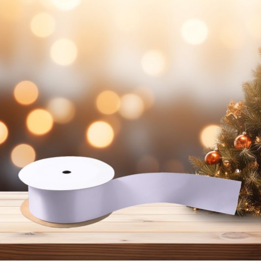 トレンドカラーパステルバイオレット サテンリボン