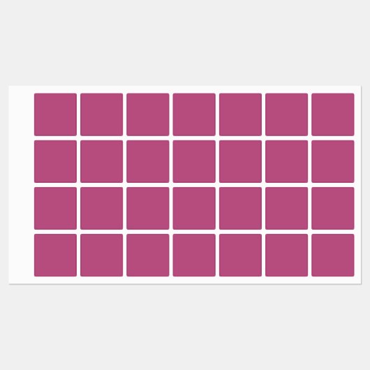 トレンドカラーピンク紫ベリ無地のー色ラベル ラベル (シート)