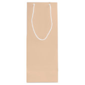 トレンドカラーピーチ赤面ワイン抱き枕 ワインギフトバッグ (裏面)