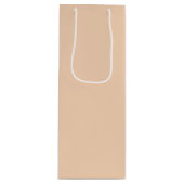 トレンドカラーピーチ赤面ワイン抱き枕 ワインギフトバッグ (正面)