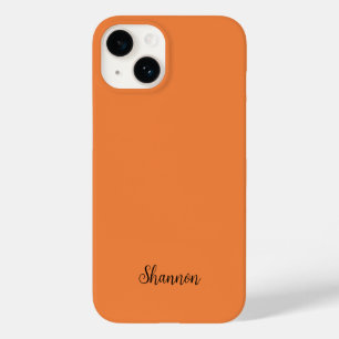 トレンドカラーフレッシュタンジェリンミニマリスト Case-Mate iPhone 14ケース