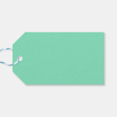 トレンドカラーミニグリーンミニマリスト ギフトタグ (裏面横)
