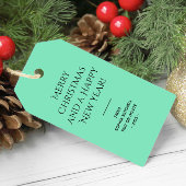 トレンドカラーミニグリーンミニマリスト ギフトタグ