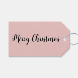 トレンドカラーライトピンクミニマリスト ギフトタグ