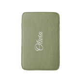 トレンドカラーリードグリーンカスタムバスマット バスマット (正面縦)