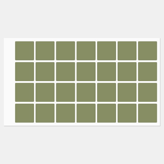 トレンドカラーリード緑無地の色ラベル ラベル (シート)