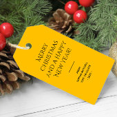 トレンドカラー日が差すことイエローミニマリスト ギフトタグ