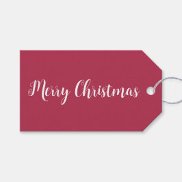 トレンドカラー暖かいピンクのミニマリスト ギフトタグ