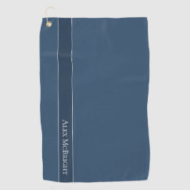 トレンドカラー深刻な青の近代的な名前ゴルフタオル ゴルフタオル