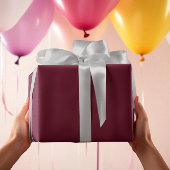 トレンドカラー濃いブルゴーニュ ラッピングペーパーシート