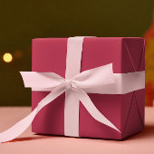 トレンドカラー鮮やか – マゼンタカラー無地の転が- ラッピングペーパー