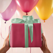 トレンドカラー鮮やか – マゼンタ色 – 無地の ラッピングペーパーシート