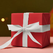 トレンドカラー鮮やか – 赤 – 無地の ラッピングペーパーシート