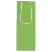 トレンドカラー キウィグリーン ワインギフトバッグ (正面)