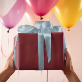 トレンドカラー – クリムゾンレッドカラー無地の- ラッピングペーパーシート