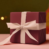 トレンドカラー – クリムゾンレッド無地のカラー転が-  ラッピングペーパー