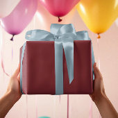 トレンドカラー – クリムゾンレッド無地のカラー転が-  ラッピングペーパー