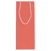 トレンドカラー – コーラルサンセットワイン抱き枕 ワインギフトバッグ (裏面)