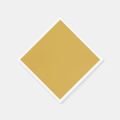 トレンドカラー – ゴールデンイエロー紙ナプキンス スタンダードカクテルナプキン (角)