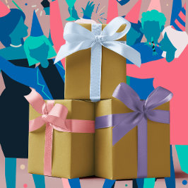 トレンドカラー – サニーオリーブ色 – 無地の ラッピングペーパーシート