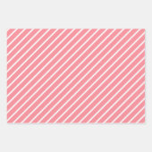 トレンドカラー – スイカのピンク色 – パターン ラッピングペーパーシート (正面2)