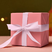 トレンドカラー – スイカのピンク色 – 無地の ラッピングペーパーシート