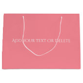 トレンドカラー – スイカピンク大抱き枕 ラージペーパーバッグ (正面)