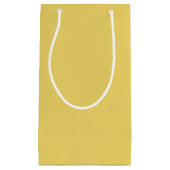 トレンドカラー – ソフトイエロースモール抱き枕 スモールペーパーバッグ (正面)