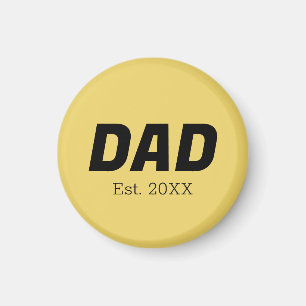 トレンドカラー – ソフトイエローパパマグネット マグネット