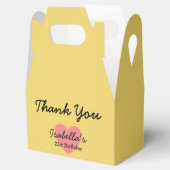 トレンドカラー – ソフトイエローフェイスボックス フェイバーボックス (オープン)