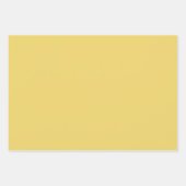 トレンドカラー – ソフトイエローラッピング紙シート ラッピングペーパーシート (正面2)