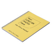 トレンドカラー ソフトイエロー - ロゴ/写真 ノートブック (左側)