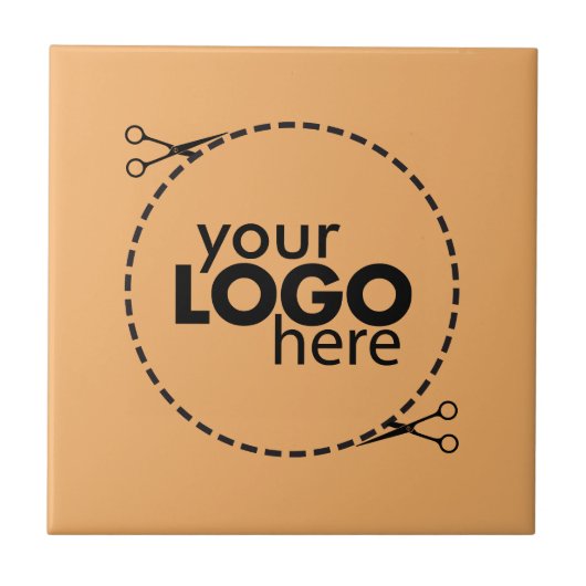 トレンドカラー – ソフトオレンジのセラミックタイル タイル (正面)