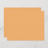 トレンドカラー – ソフトオレンジ紙シート (正面/裏面)