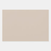 トレンドカラー – ソフトトープ包装紙シート ラッピングペーパーシート (正面2)