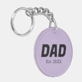 トレンドカラー – ソフトバイオレットキーチェーン キーホルダー (正面左)