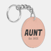 トレンドカラー – ソフトピーチおばさんキーチェーン キーホルダー (正面左)