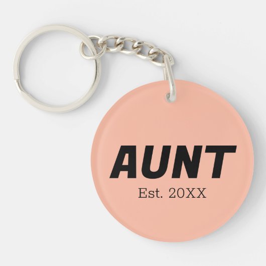 トレンドカラー – ソフトピーチおばさんキーチェーン キーホルダー (正面)