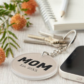 トレンドカラー – ソフトルーペキーチェーン キーホルダー (正面右)