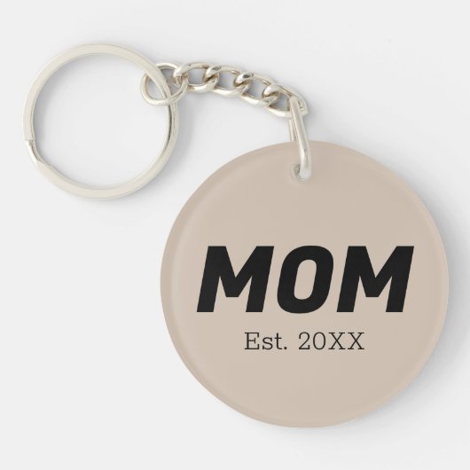 トレンドカラー – ソフトルーペキーチェーン キーホルダー (正面)