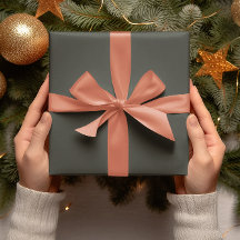 トレンドカラー – ダークフォレスト無地のグレイ転が-