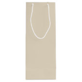 トレンドカラー – ナチュラルベージュワイン抱き枕 ワインギフトバッグ (裏面)