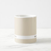 トレンドカラー – ナチュラルベージュ名マグカップ コーヒーマグカップ (中央)