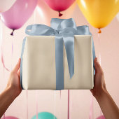 トレンドカラー – ナチュラルベージュ無地のカラー転が-  ラッピングペーパー