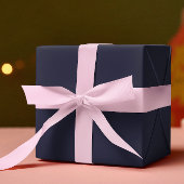 トレンドカラー – ネイビーブルー無地のカラー – 転が ラッピングペーパー