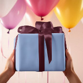 トレンドカラー – パウダーブルーカラー – 無地の ラッピングペーパーシート